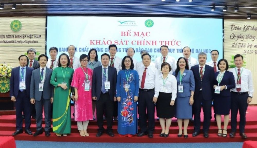 Bế mạc khảo sát chính thức đánh giá chất lượng chương trình đào tạo tại Học viện Nông nghiệp Việt Nam